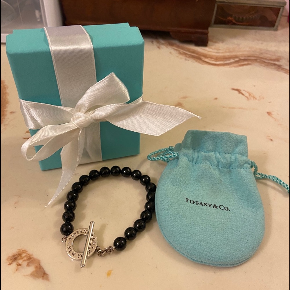 Retired Tiffany & Co. onyx bracelet